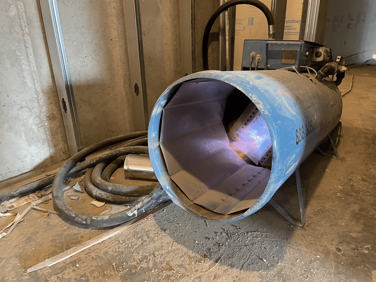 the complete guide to temporary heating for construction sites