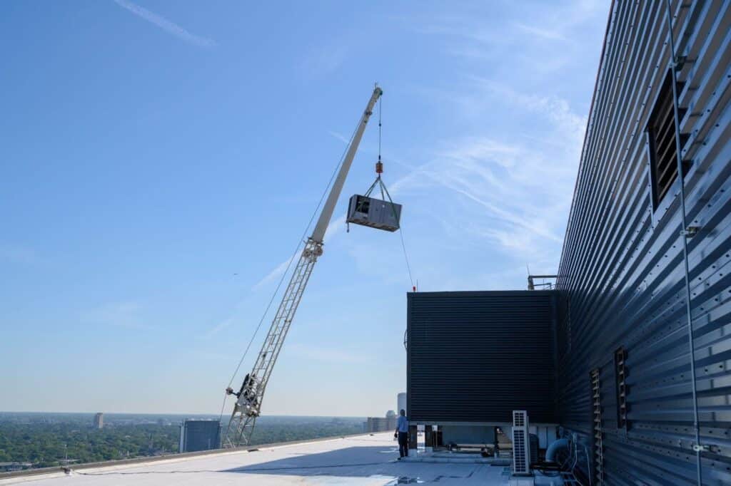 chillers in construction projects