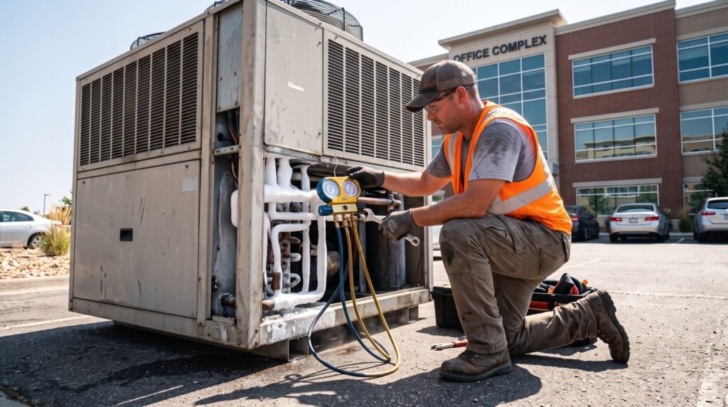 commercial hvac fails during summer