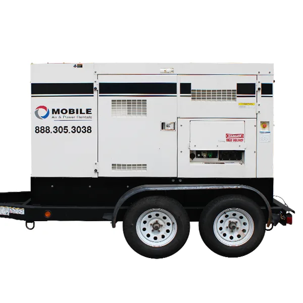 Towable rental generator